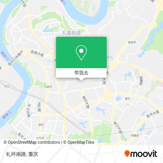 礼环南路地图
