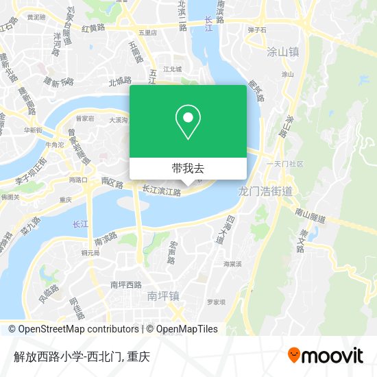 解放西路小学-西北门地图