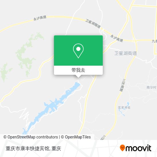 重庆市康丰快捷宾馆地图