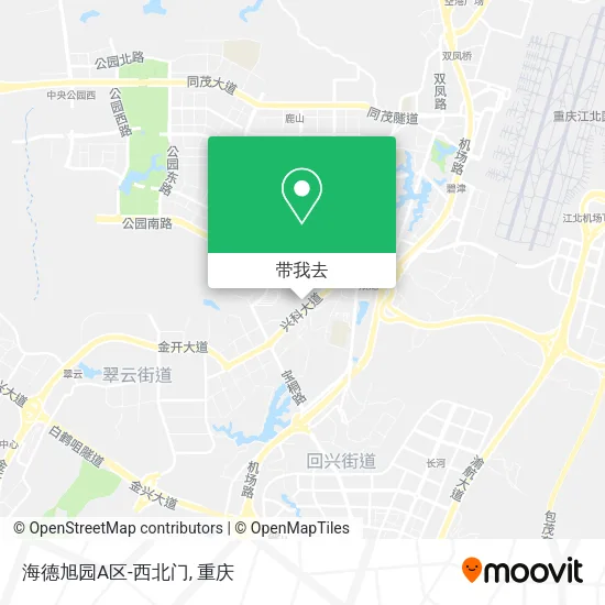 海德旭园A区-西北门地图