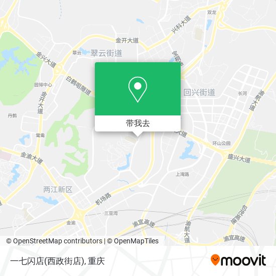 一七闪店(西政街店)地图