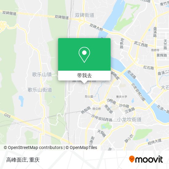 高峰面庄地图