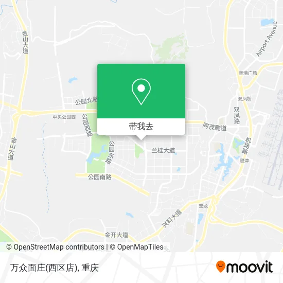 万众面庄(西区店)地图