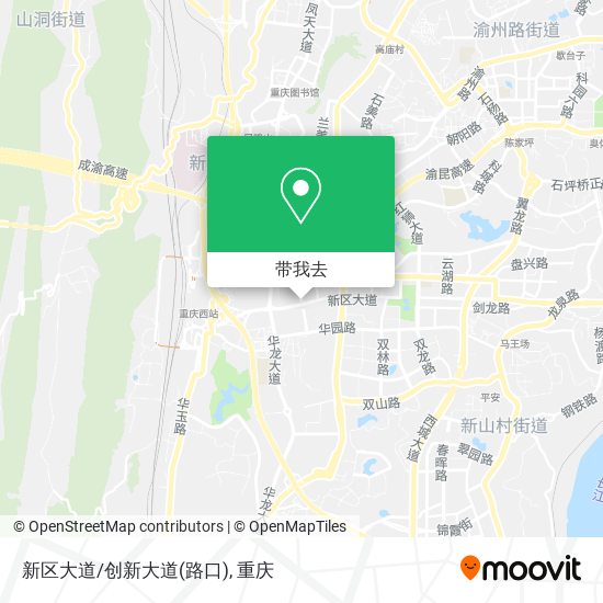 新区大道/创新大道(路口)地图