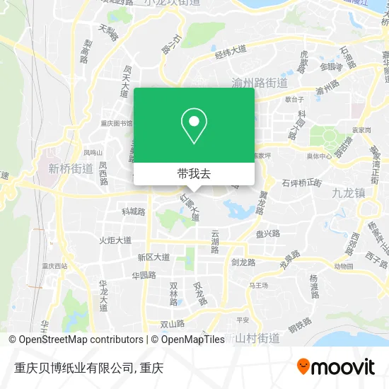 重庆贝博纸业有限公司地图