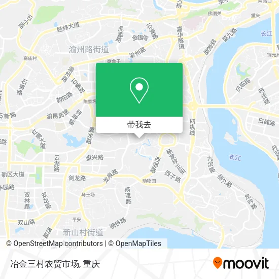 冶金三村农贸市场地图