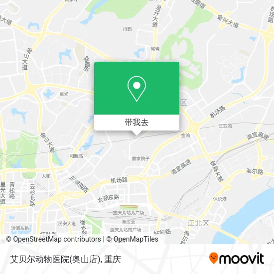 艾贝尔动物医院(奥山店)地图