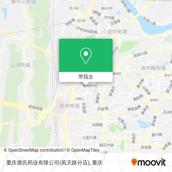 重庆唐氏药业有限公司(凤天路分店)地图