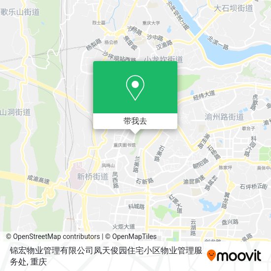 锦宏物业管理有限公司凤天俊园住宅小区物业管理服务处地图