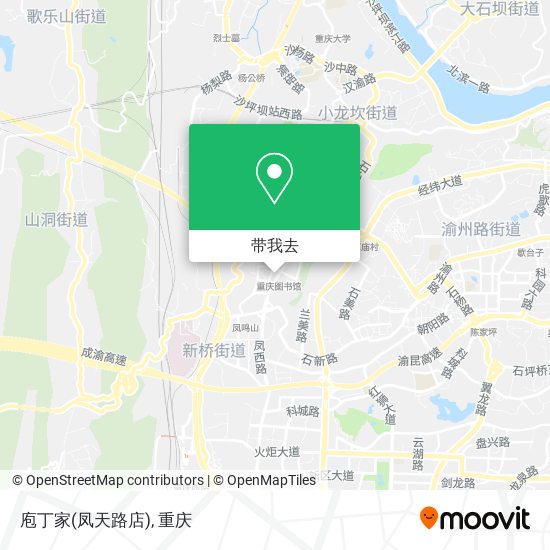 庖丁家(凤天路店)地图