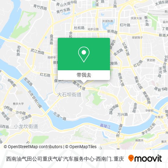西南油气田公司重庆气矿汽车服务中心-西南门地图