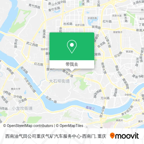 西南油气田公司重庆气矿汽车服务中心-西南门地图