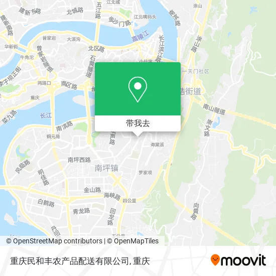 重庆民和丰农产品配送有限公司地图