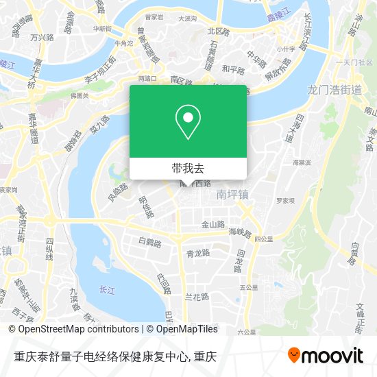 重庆泰舒量子电经络保健康复中心地图