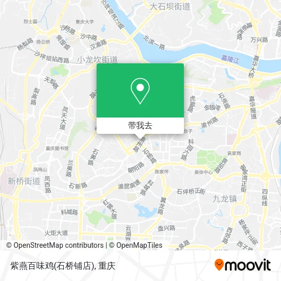 紫燕百味鸡(石桥铺店)地图