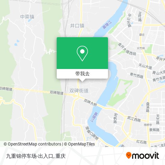 九重锦停车场-出入口地图