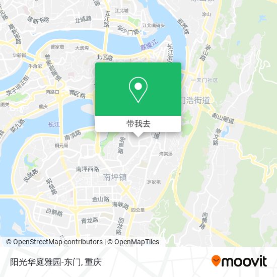阳光华庭雅园-东门地图