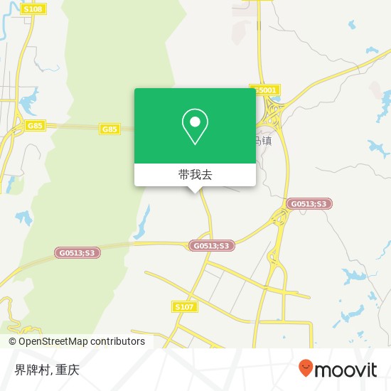 界牌村地图