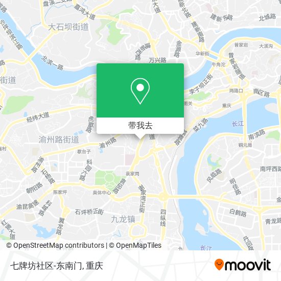 七牌坊社区-东南门地图