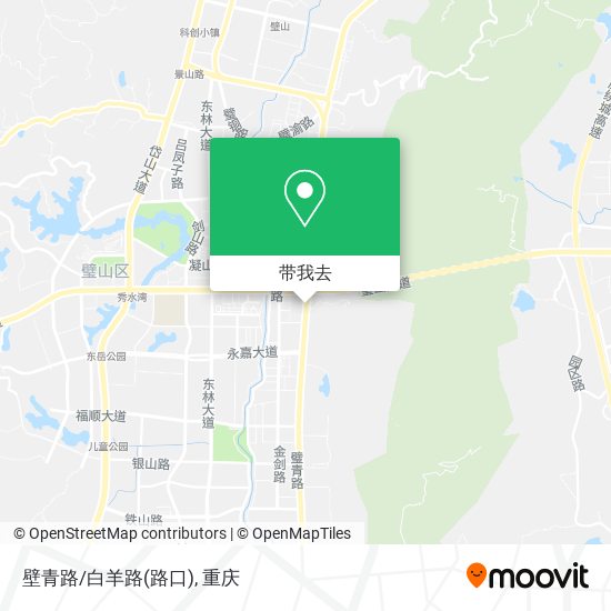 壁青路/白羊路(路口)地图