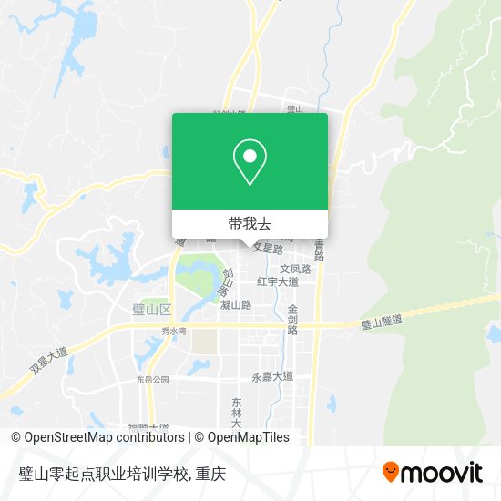 璧山零起点职业培训学校地图