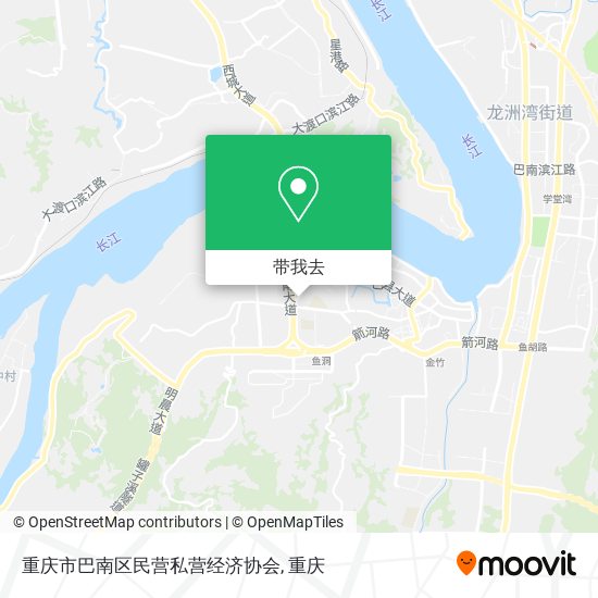 重庆市巴南区民营私营经济协会地图
