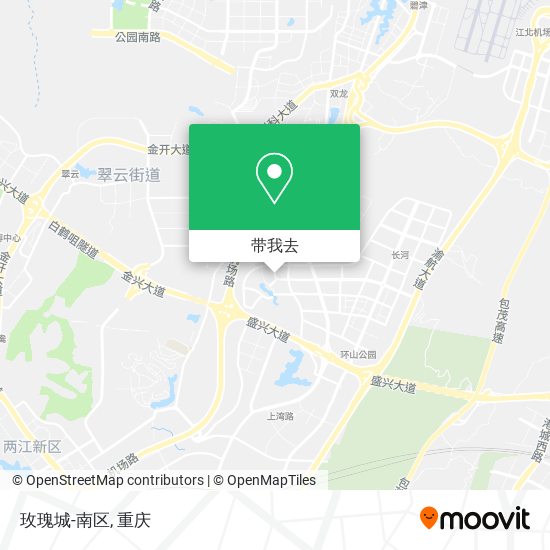 玫瑰城-南区地图