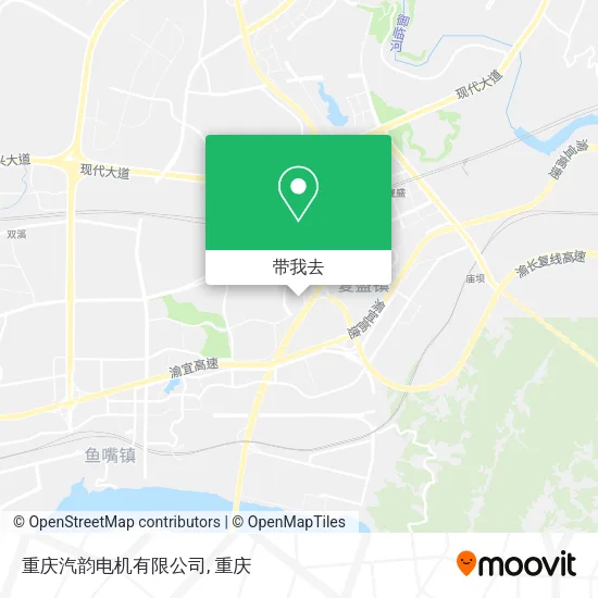 重庆汽韵电机有限公司地图