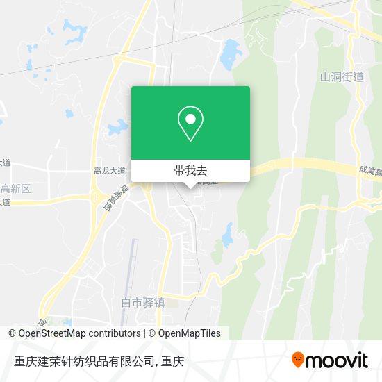 重庆建荣针纺织品有限公司地图