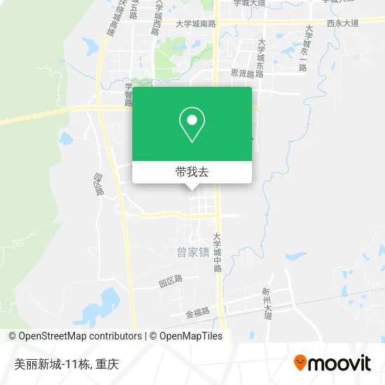 美丽新城-11栋地图