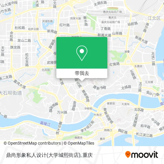 鼎尚形象私人设计(大学城熙街店)地图
