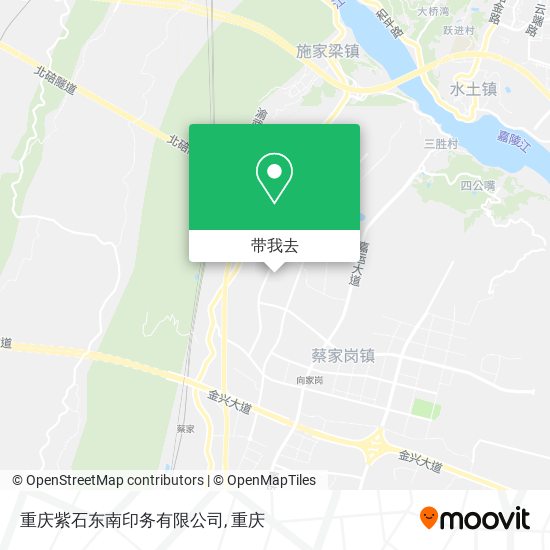 重庆紫石东南印务有限公司地图