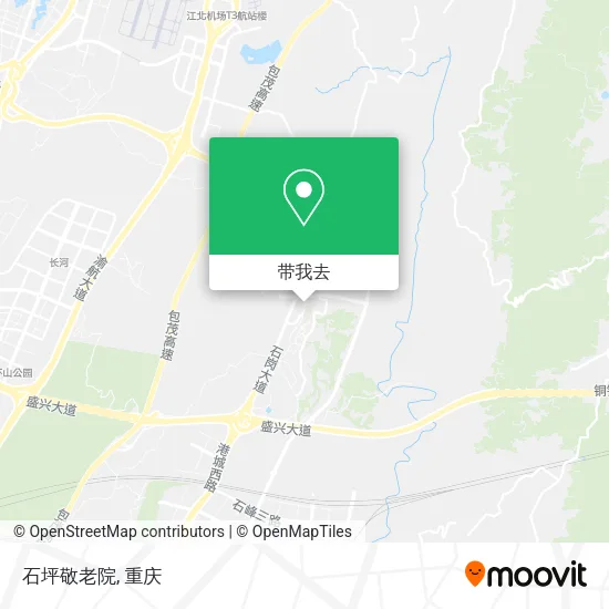 石坪敬老院地图