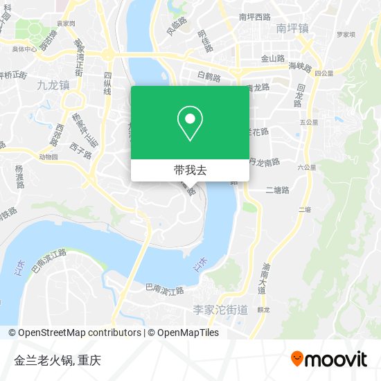 金兰老火锅地图