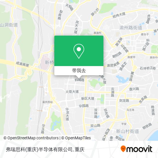 弗瑞思科(重庆)半导体有限公司地图