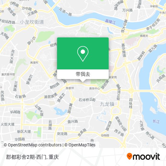 郡都彩舍2期-西门地图