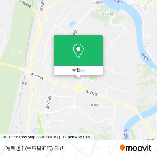 逸民超市(中昂星汇店)地图