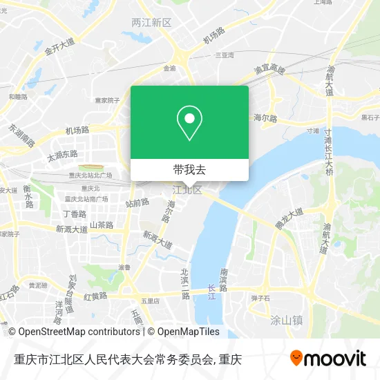 重庆市江北区人民代表大会常务委员会地图