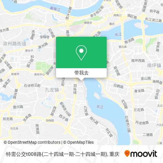 特需公交t008路(二十四城一期-二十四城一期)地图