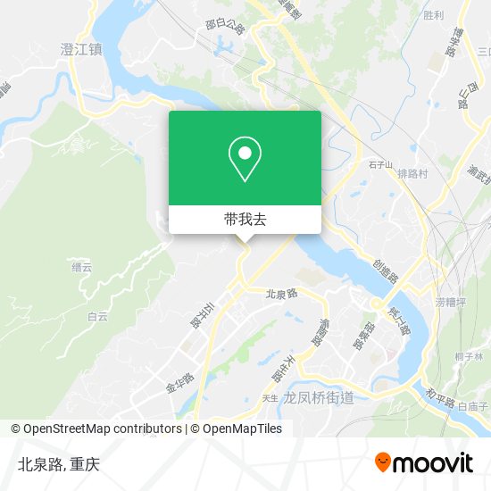 北泉路地图