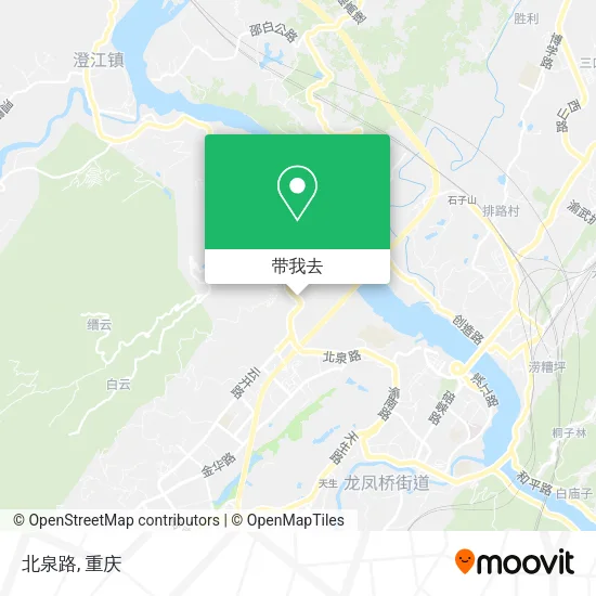 北泉路地图