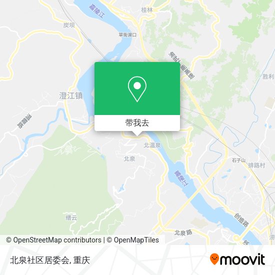 北泉社区居委会地图