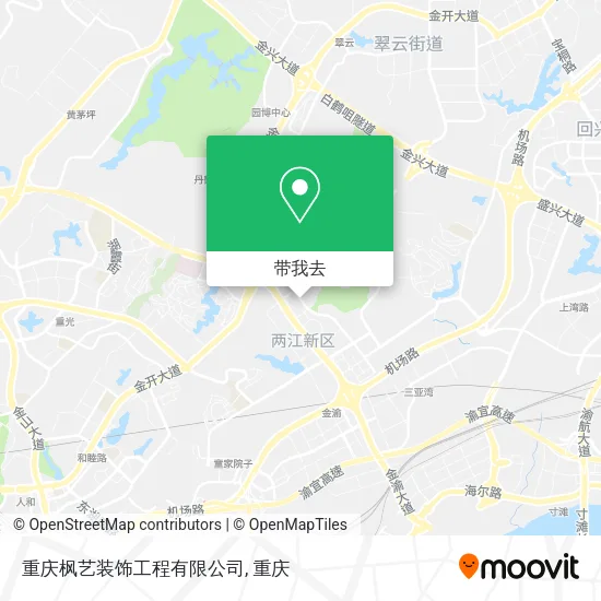 重庆枫艺装饰工程有限公司地图