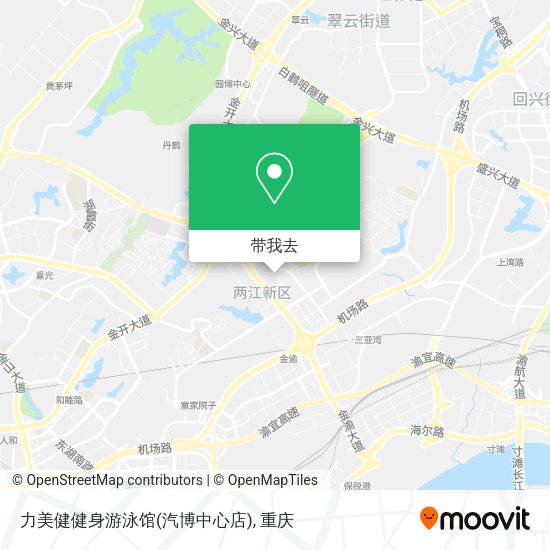 力美健健身游泳馆(汽博中心店)地图