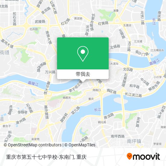 重庆市第五十七中学校-东南门地图