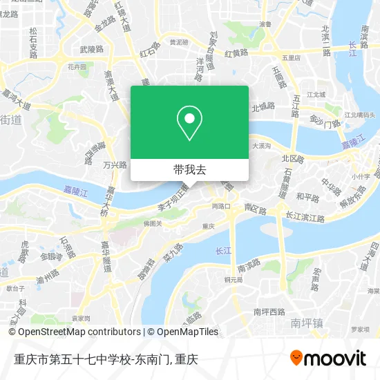 重庆市第五十七中学校-东南门地图