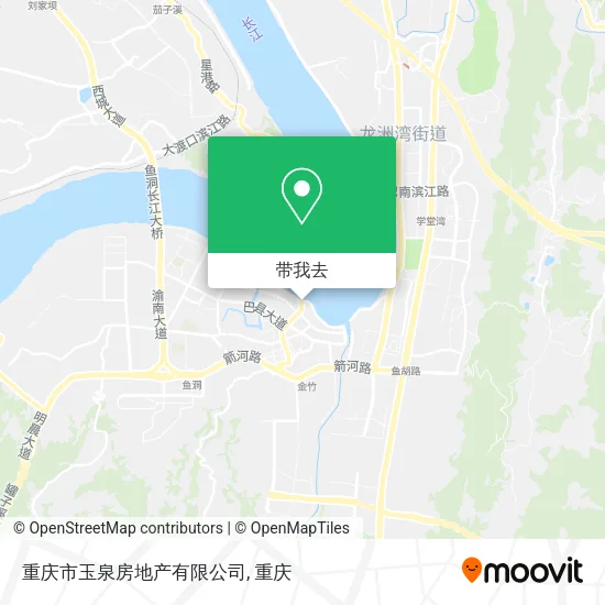 重庆市玉泉房地产有限公司地图
