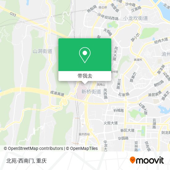 北苑-西南门地图