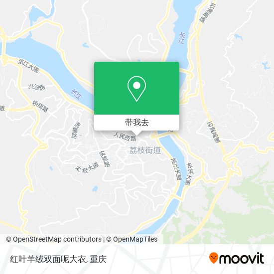 红叶羊绒双面呢大衣地图