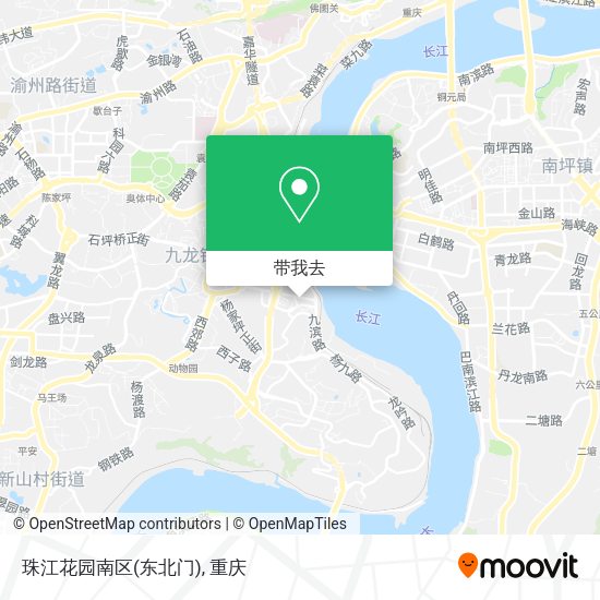 珠江花园南区(东北门)地图